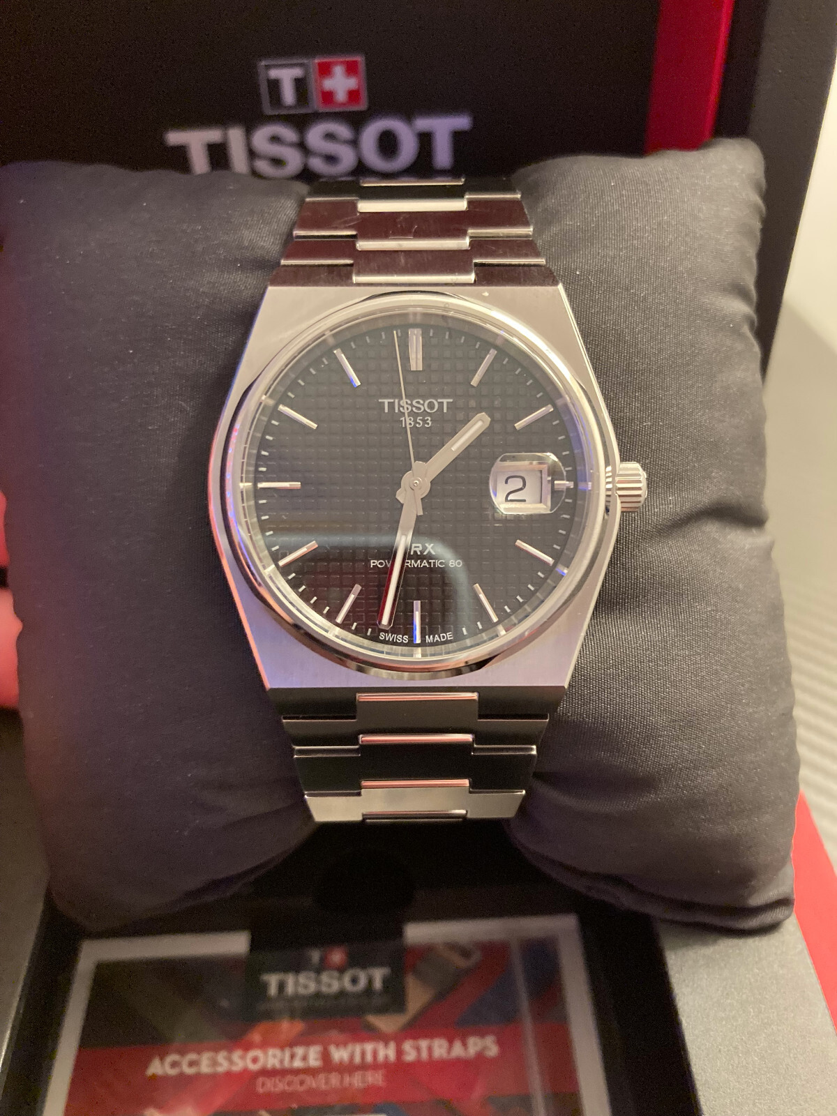 Tissot PRX Powermatic 80 w/ Box and Papers (slightly used)