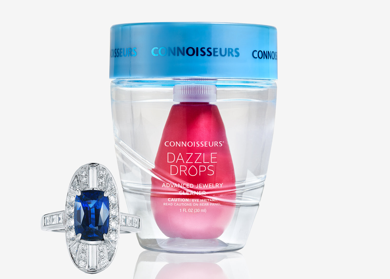 CONNOISSEURS Advanced Dazzle Drops, Jewelry Cleaner Concentrate Solution,1 Ounce