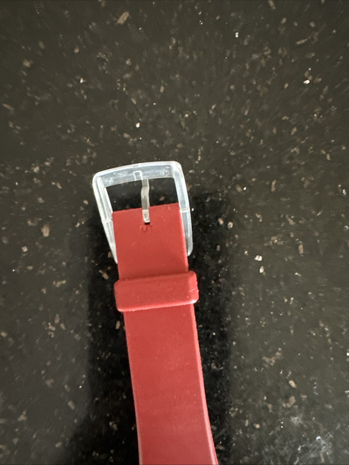 Swatch Jelly in Jelly “Ruby Touch” SUJK701 2007 New Red No Box Date Time Rare