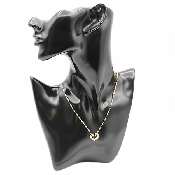 Cartier Cartier C Heart Necklace 40.5cm 18K YG 6.6g