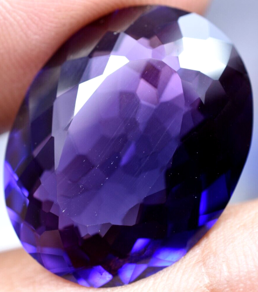 Natural 32.40 Ct Boysenberry Sapphire GGL Certified fabulous Loose Gemstone