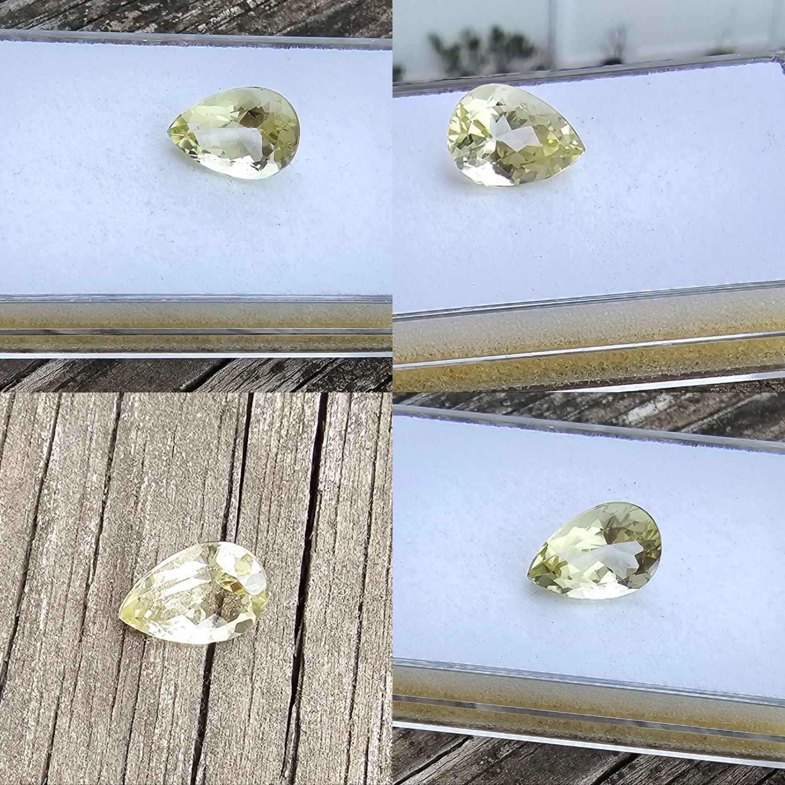 Yellow Beryl 14×9.7mm Pear Shape Loose Gemstone!