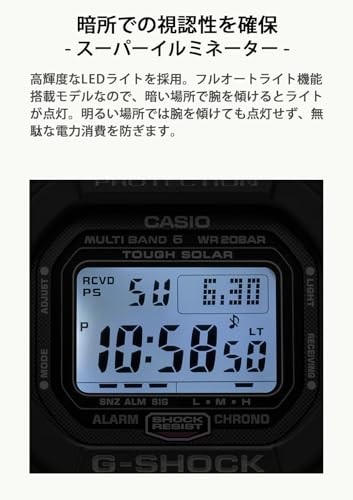 G-SHOCK GW-5000 GW-5000U-1JF Quartz Digital Men Gray-Dial Black-Band Wris[GF6CM]