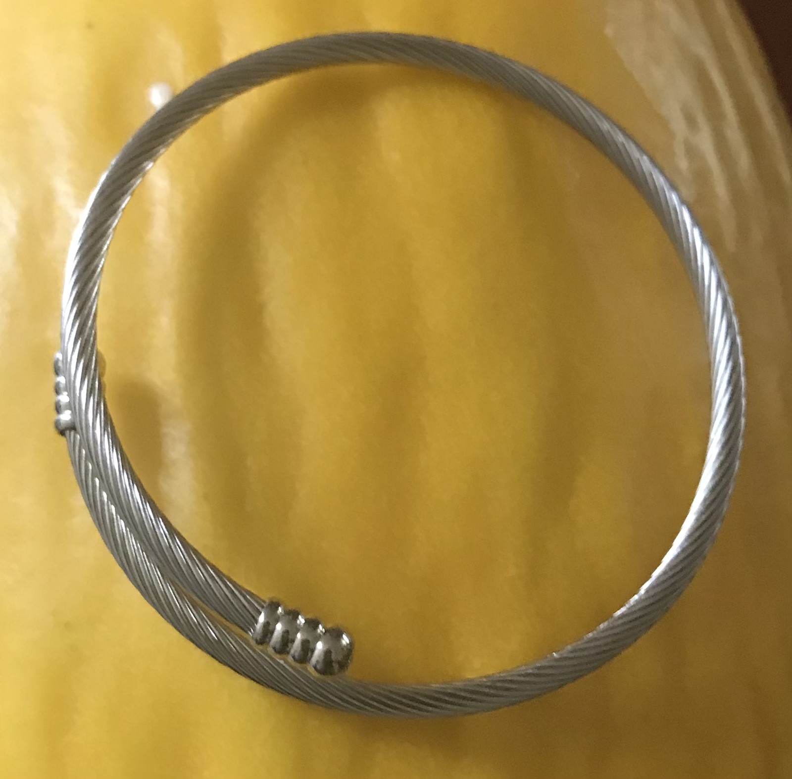 Stainless Steel -Tarnish Resistant (small) Cuff Bracelet.