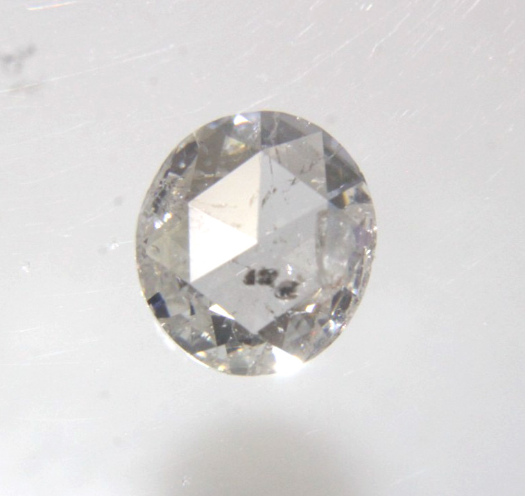 1.21Cts G-H Color Si-I White Round Rose Cut Diamond Natural 7.30-6.85×2.60 mm