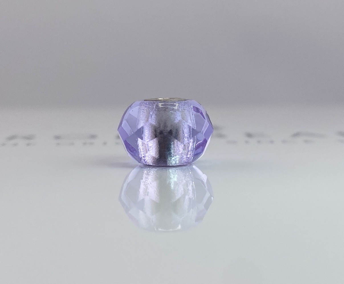 Trollbeads Lavander Prism Bead