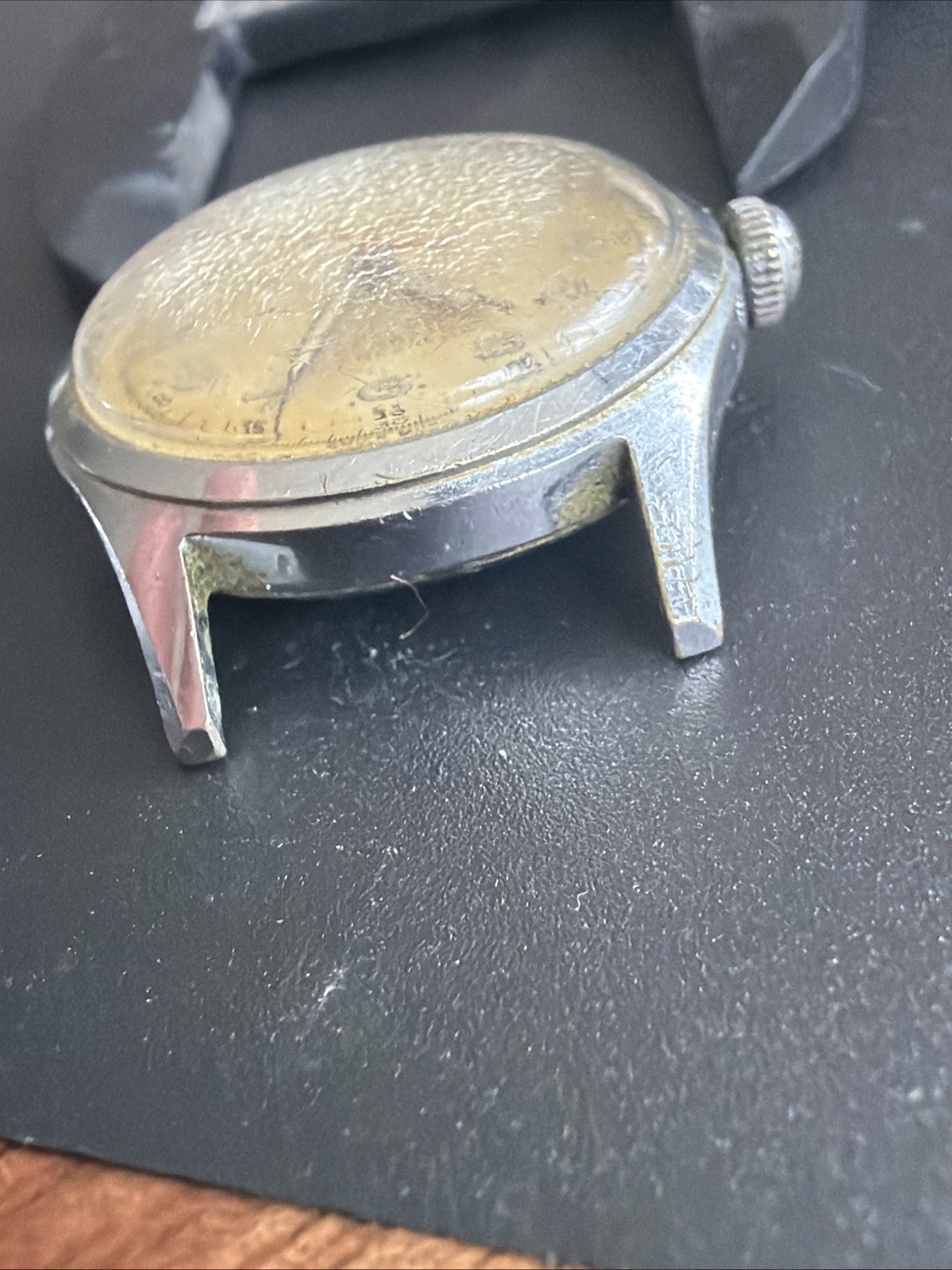 AZ18 VTG Mechanical Wind Aureole Mens 30+mm Watch Repair Sold As Is Conditions**