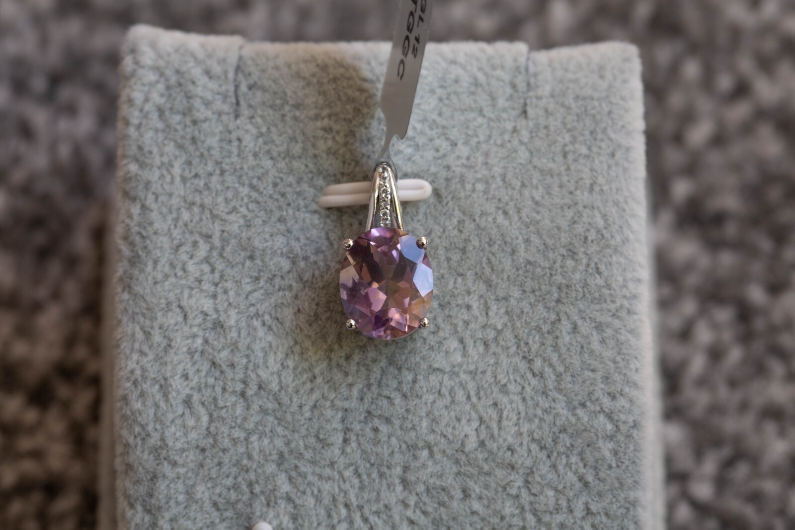 Anahi Ametrine & White Topaz Sterling Silver Pendant only