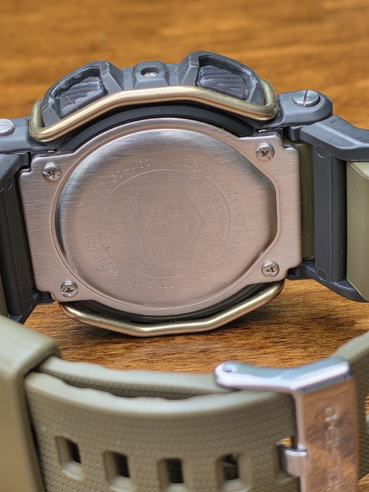 Casio G-Shock GD-400 Watch Men 48mm Digital Black Army Green Alarm Chrono 3434