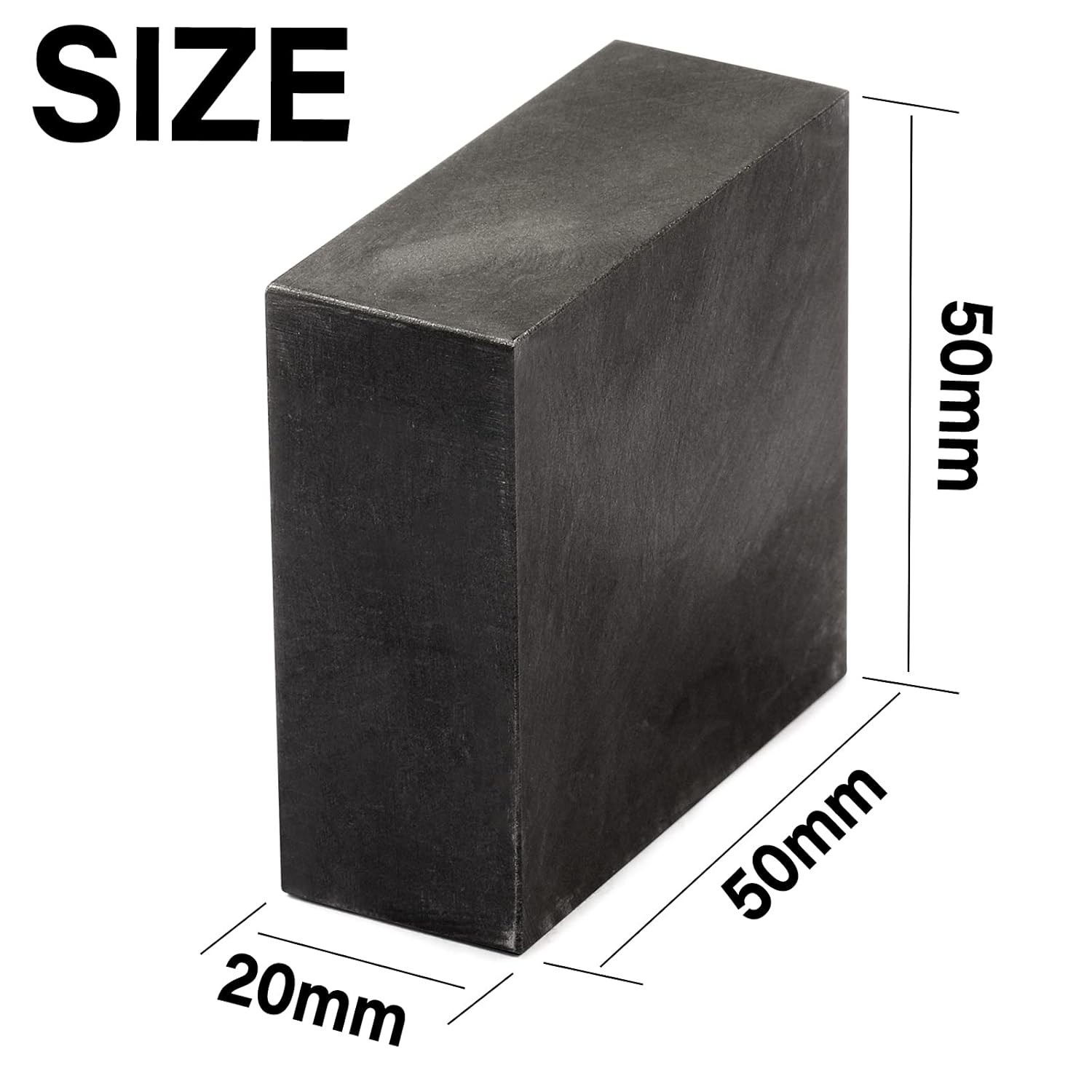 2 Packs Graphite Ingot Block 99.9% High Purity EDM Graphite Plate Blank Milli…