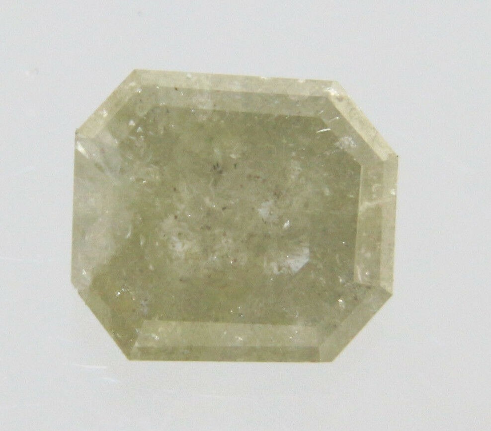 0.56cts Natural Beautiful Gray Color Radiant Rose Cut Diamond 5.36×4.85×2.20 MM