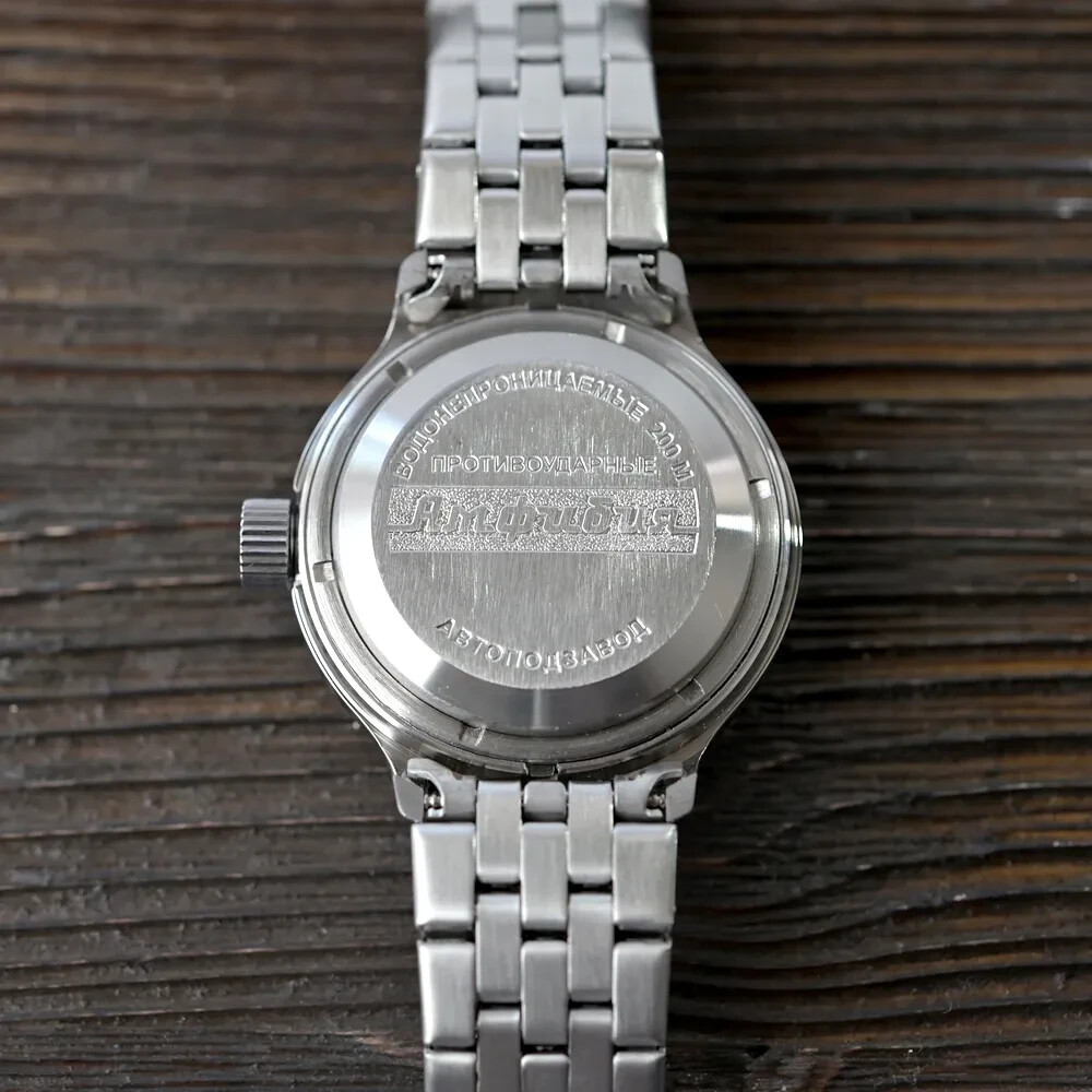 Vostok Amphibia 420381 Watch Scuba Dude Military Mechanical Automatic US Seller