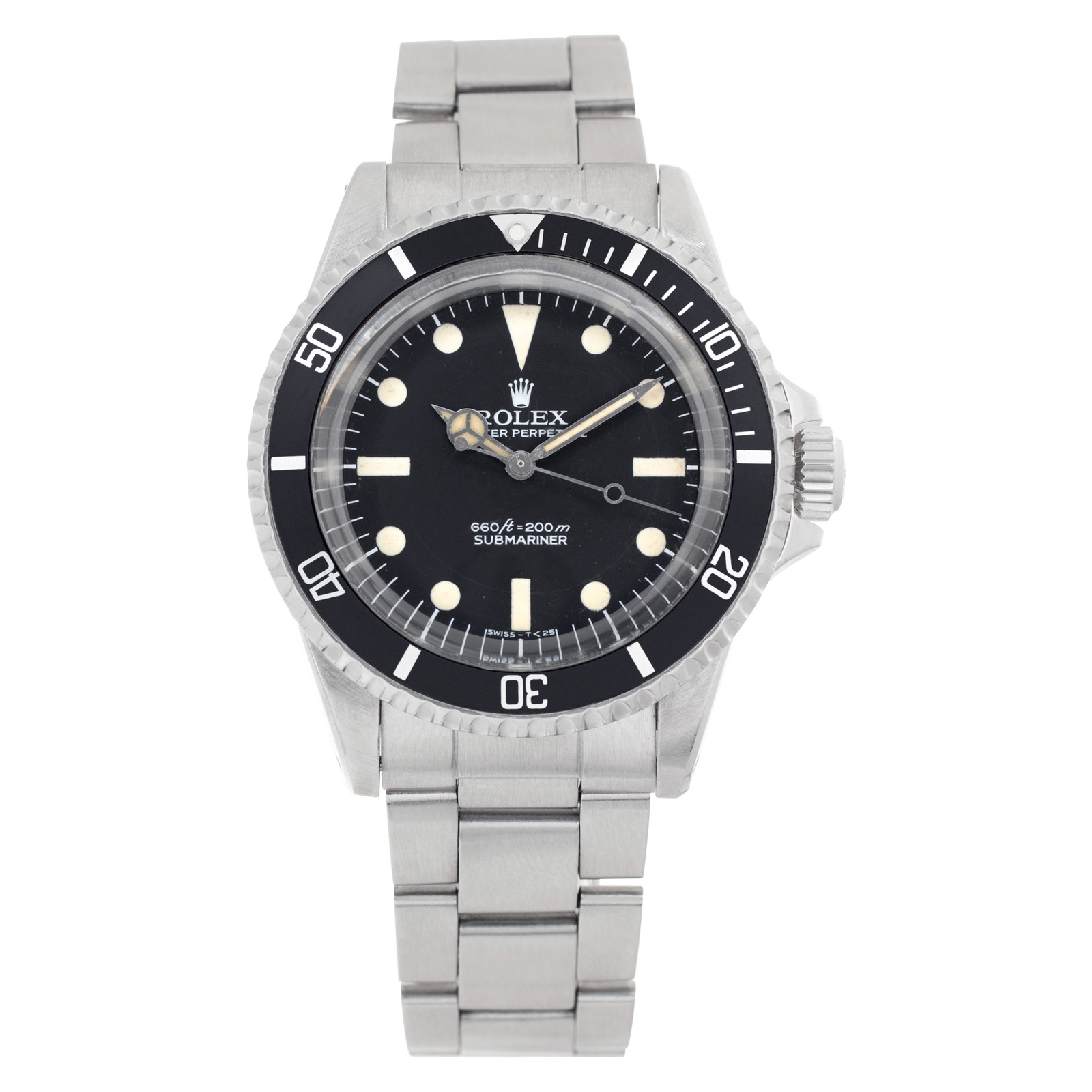 Rolex Submariner 5513 Stainless Steel Black dial 40mm Automatic watch
