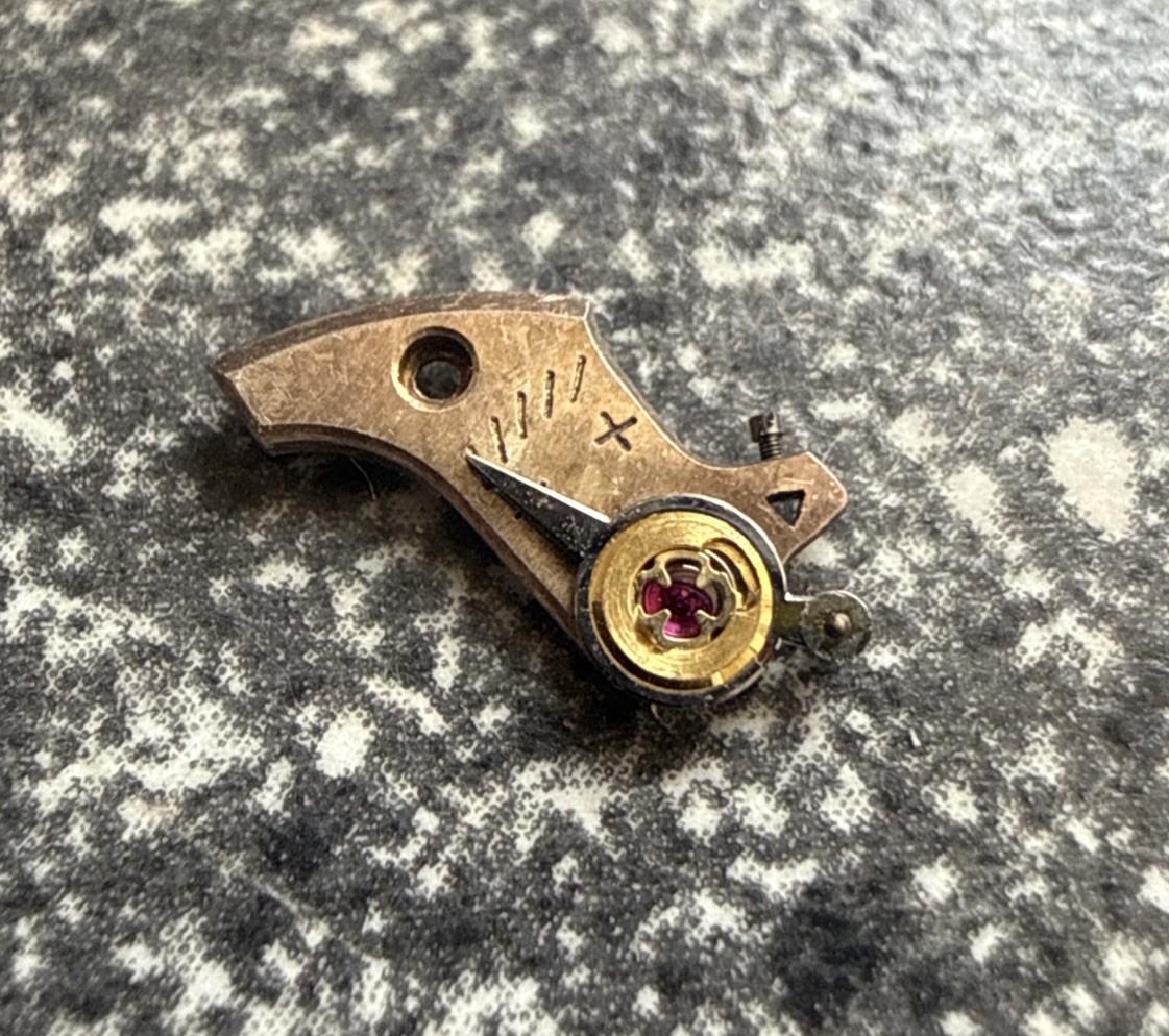 Genuine NOS Rolex 1120 Balance Cock With Incabloc Part 6621 6622