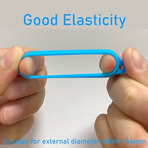 18Pcs 9Colors Anti-Lost Silicone Rubber Rings 18 Pcs 9 Colors 40mm/1.57inch