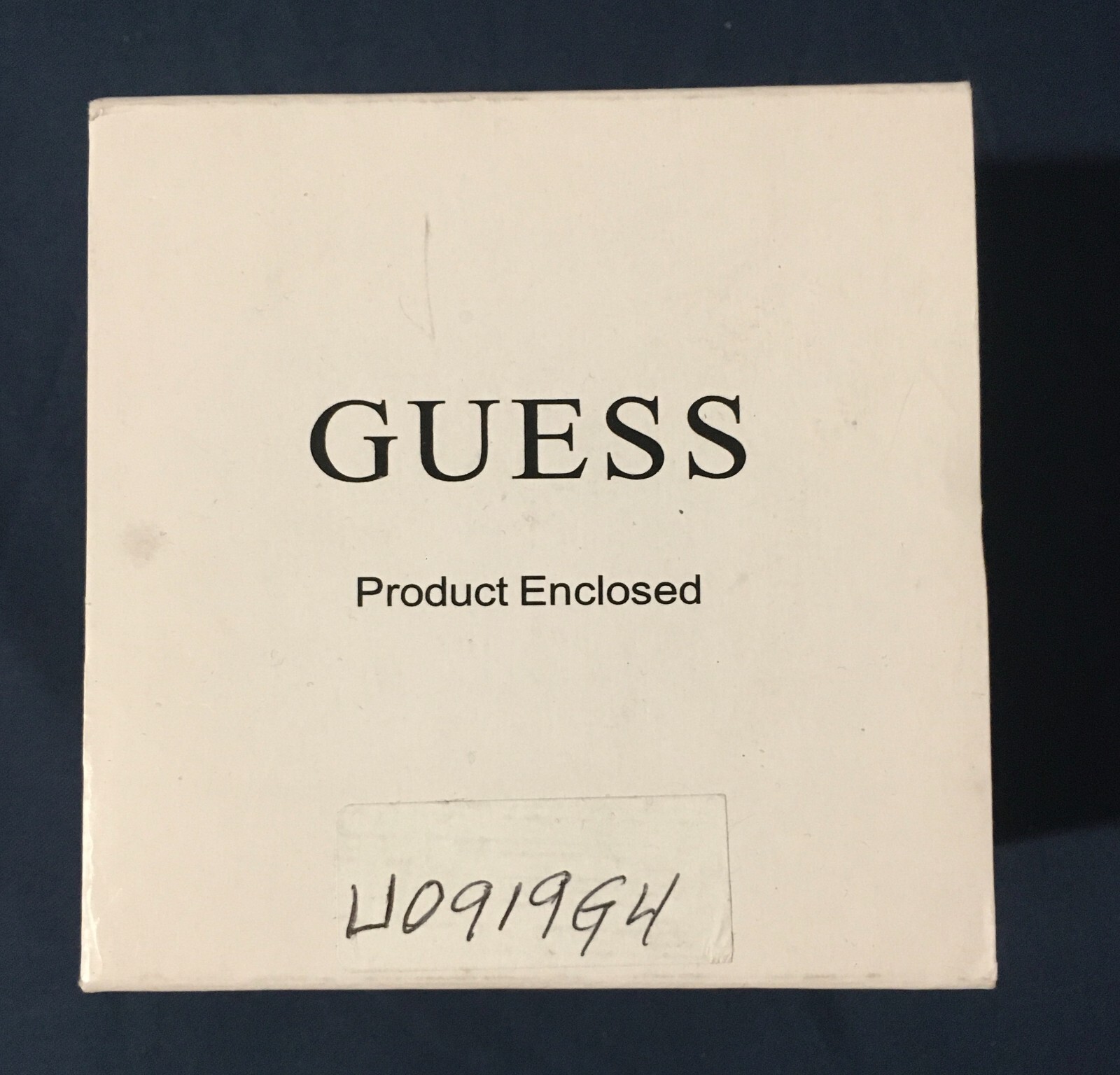 Guess Iconic Diamond Blue Dial Mesh Band Mens Watch U0919G4