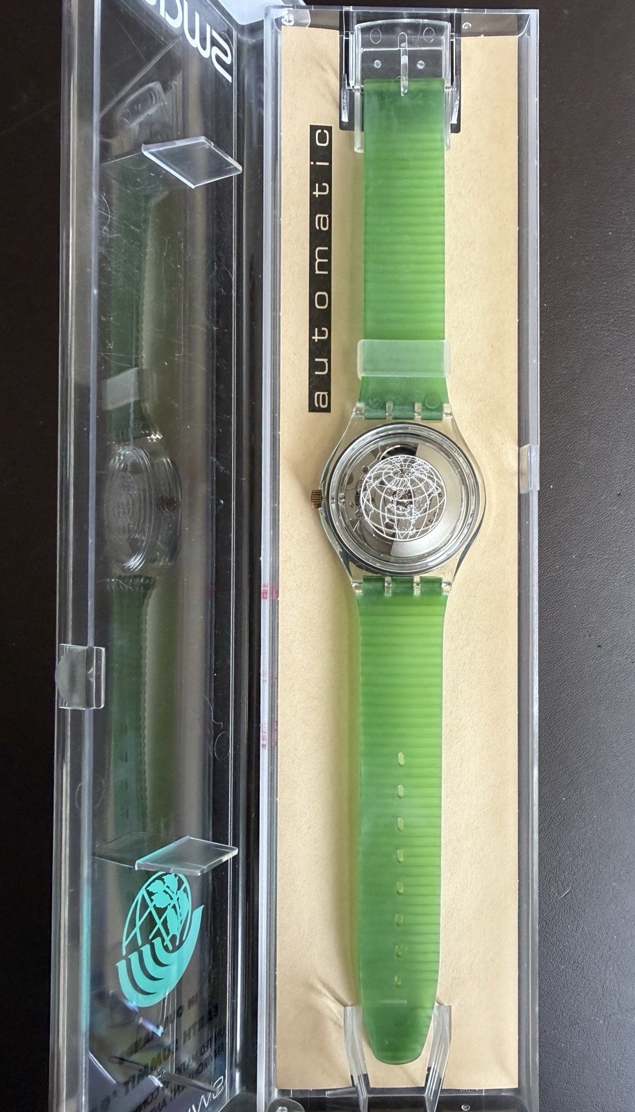 EARTH SUMMIT Vintage 1992 SWATCH Automatic SAK102 SPECIAL EDITION