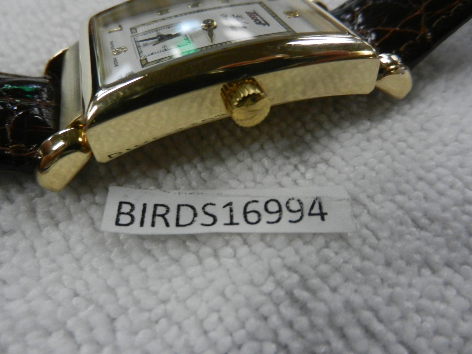 LIMITED EDITION MENS TISSOT 18K GOLD LISBOA CHRONOMETER MENS WATCH H 694.333