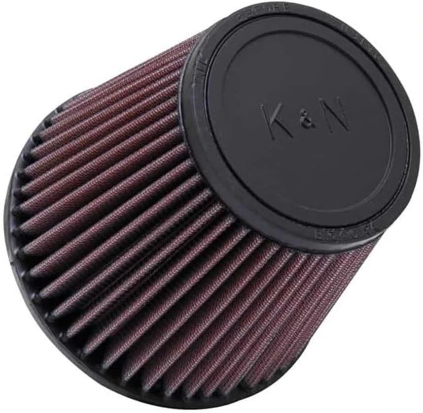 K&N High-Flow Original Lifetime Universal Clamp-On Air Filter: High Performance,