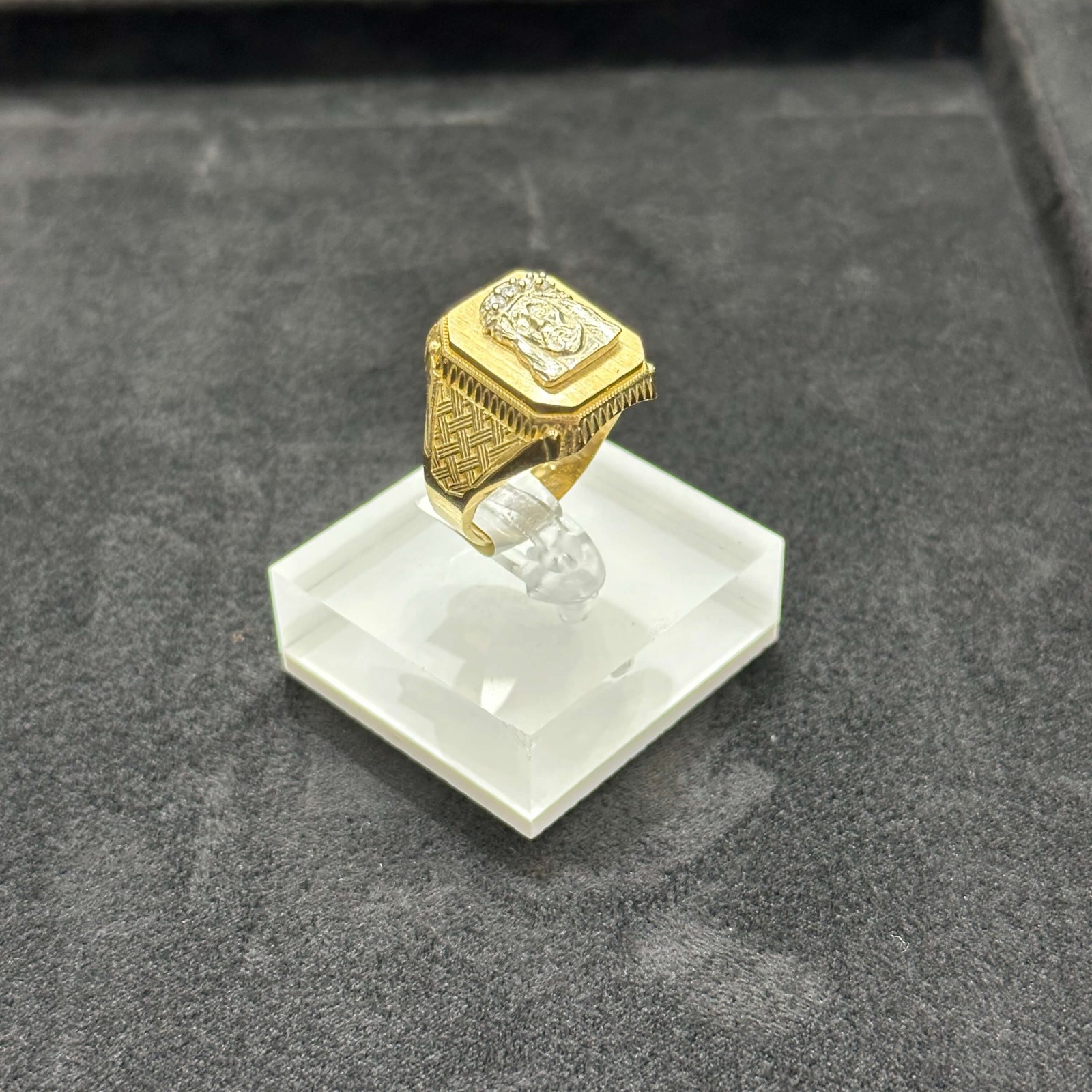 Jesus Head Ring 10k Solid Gold ALL SIZES