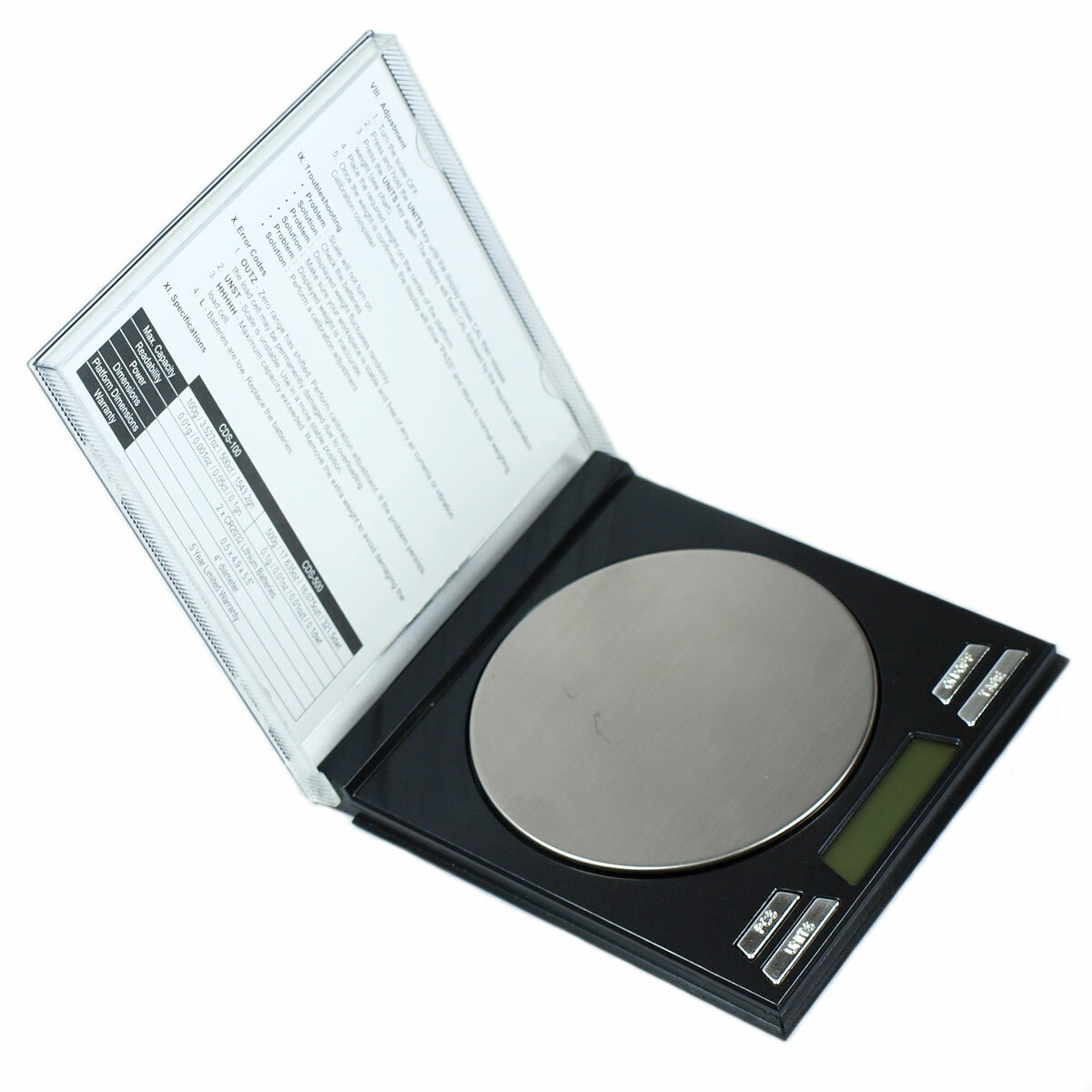 Horizon CDS-100 100g x 0.01g Digital Pocket Scale CD Case Style Jewelry Scale