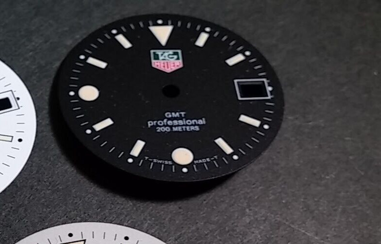 Tag Heuer DIAL GMT Professional BLACK dial for 955.112 11 1/2 ligne mov 28mm