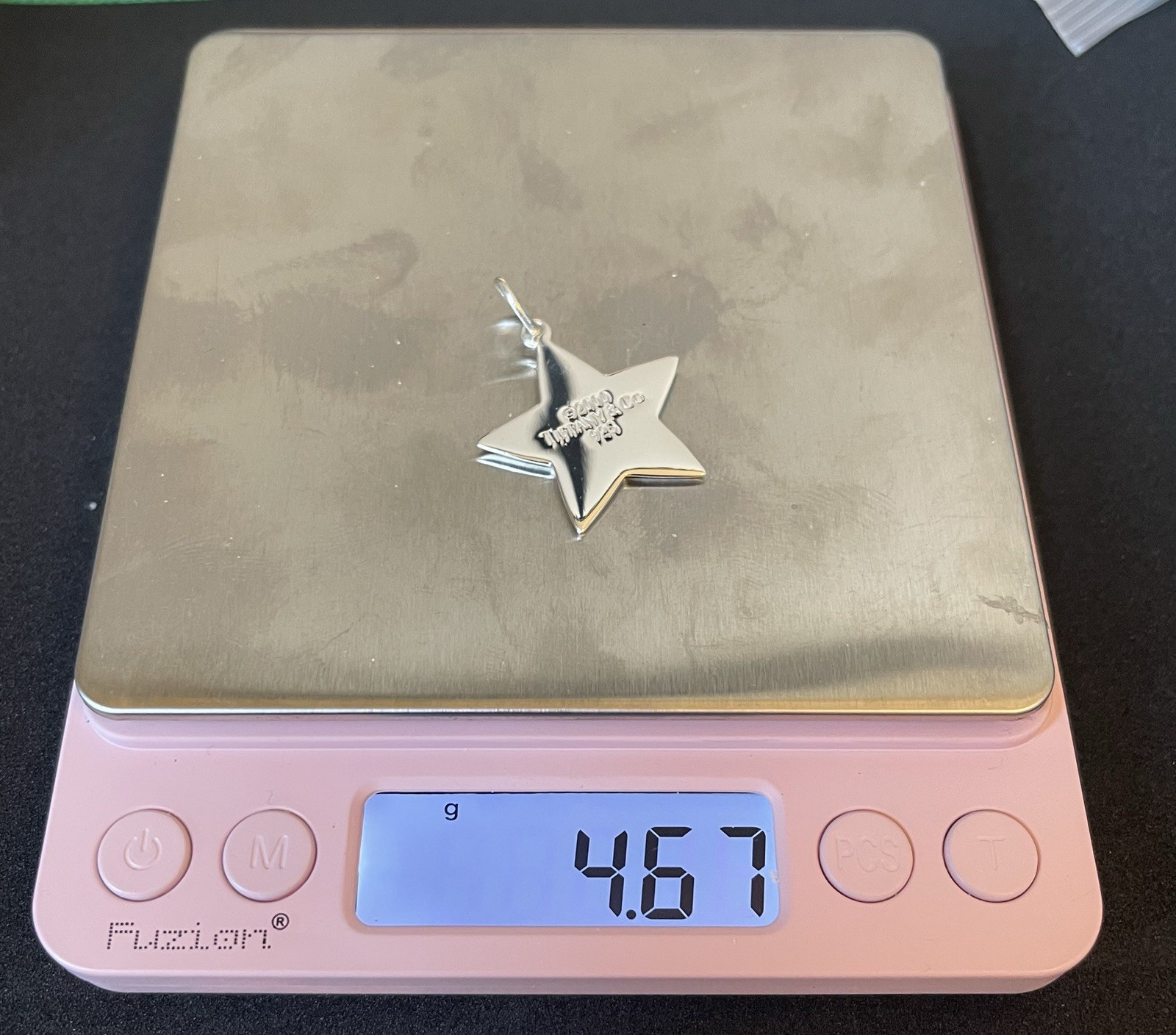 Tiffany & Co. Star Sterling Silver .925 Charm Pendant