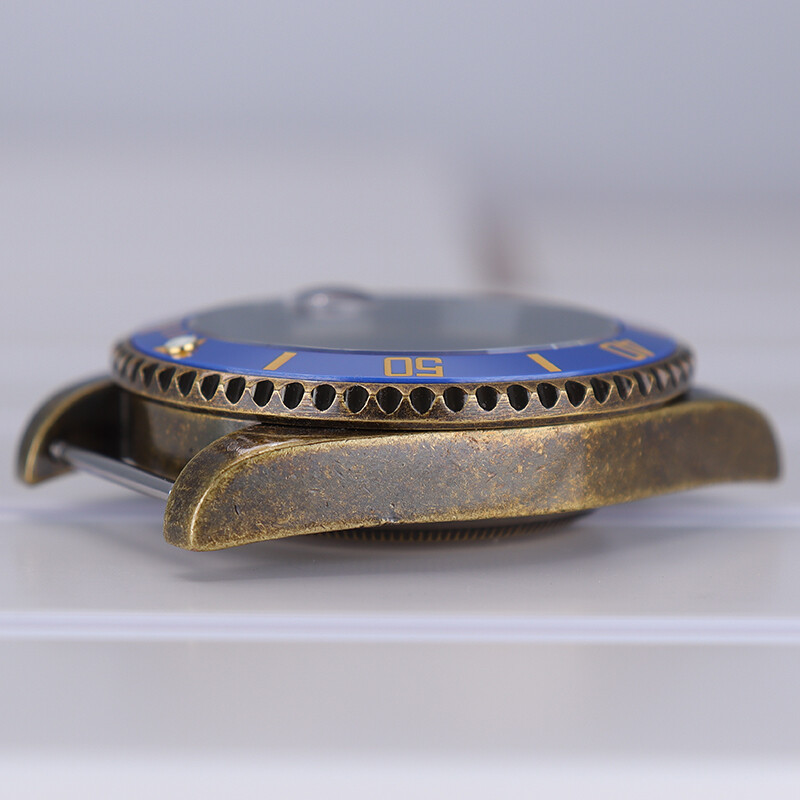 40mm Bronze Stainless Steel Watch Case For Seiko nh35 nh36 Movement 28.5mm Dial