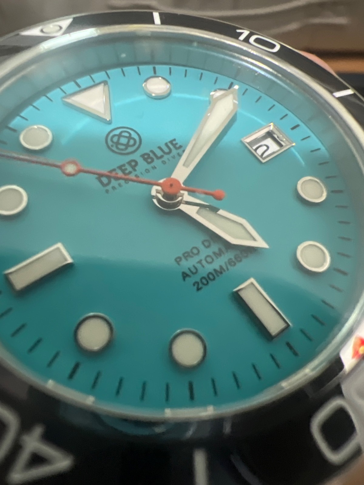 DEEP BLUE WATCHES PRO DIVER 200 AUTO BLUE LUME DIAL☀️