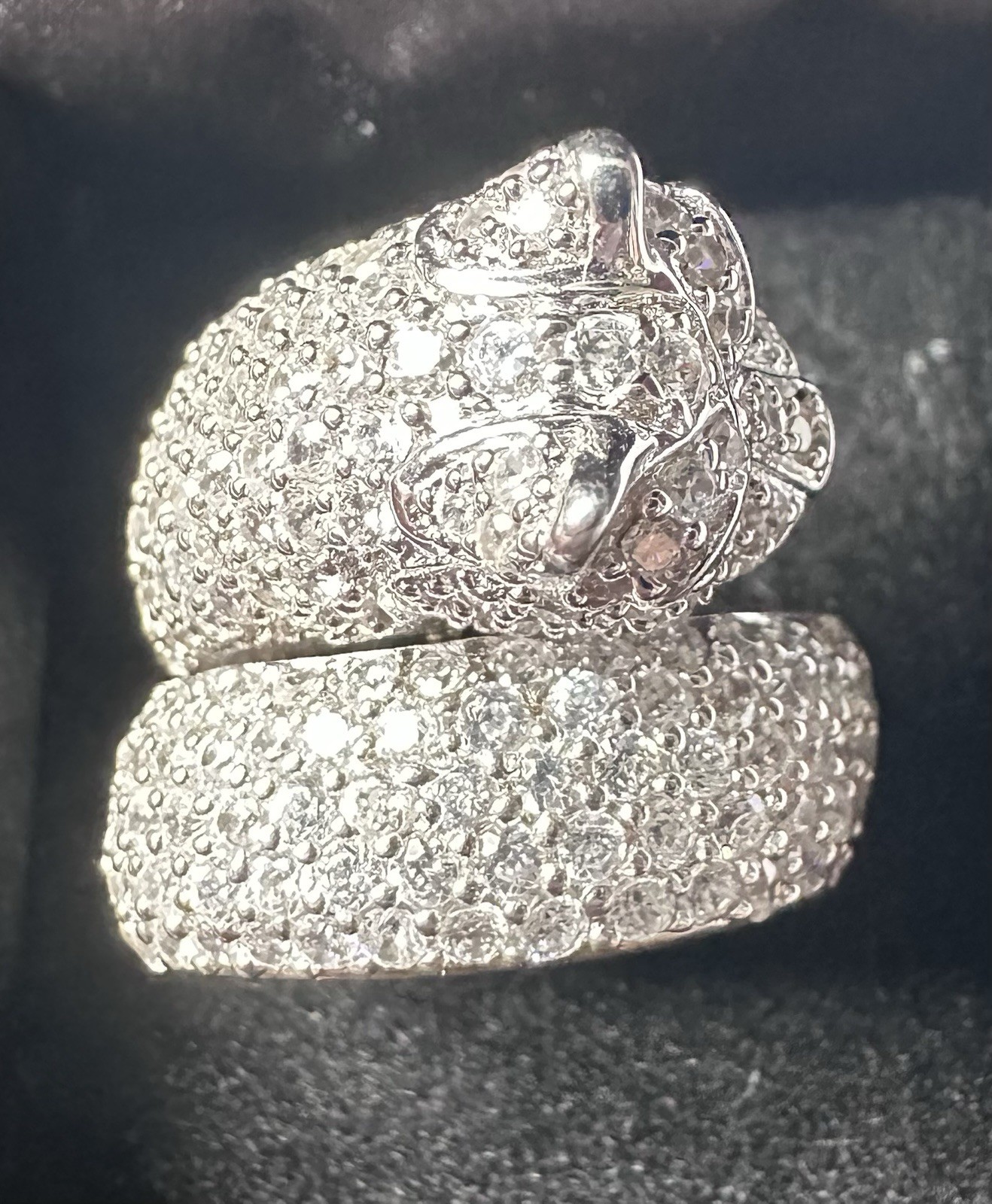 SONIA BITTON PANTHER RING 925 STERLING SILVER ~ Size 5 ~ SHOPNBC