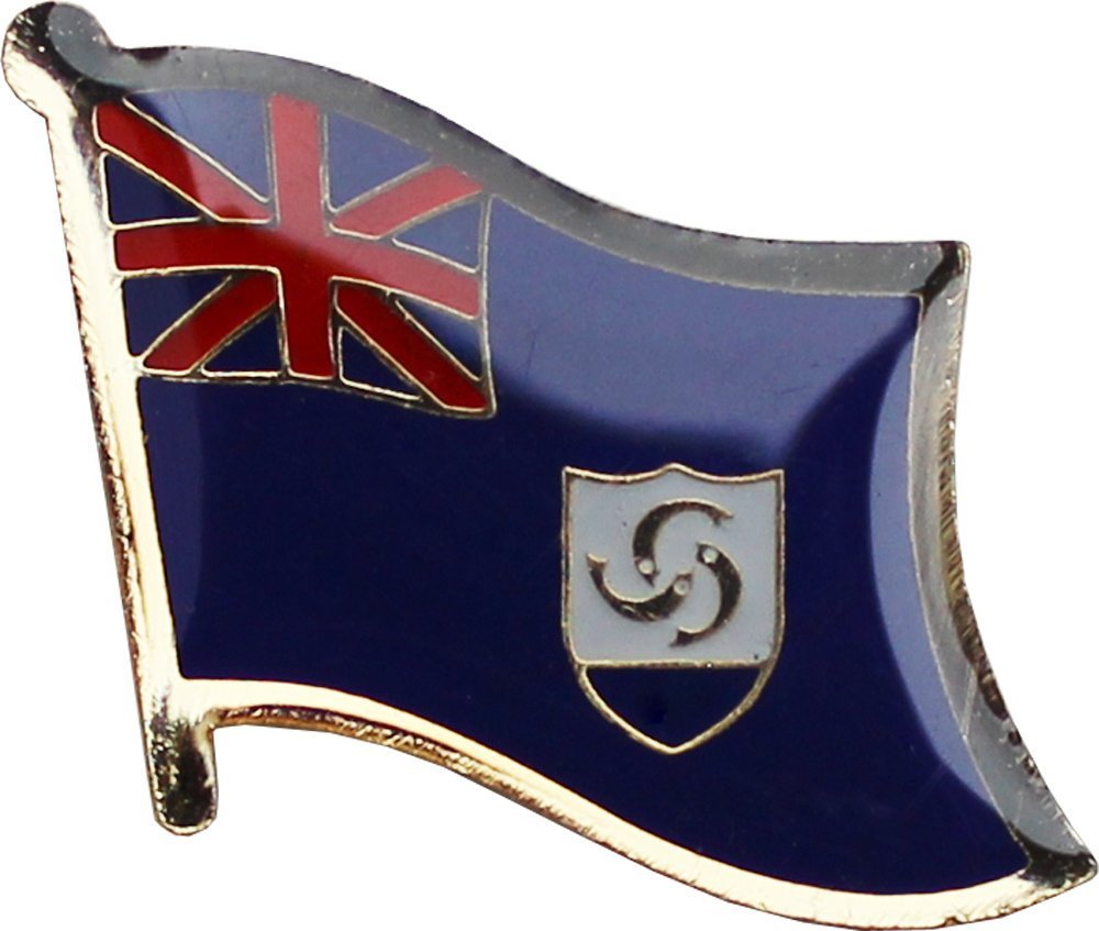 Anguilla Country Flag Bike Motorcycle Hat Cap lapel Pin