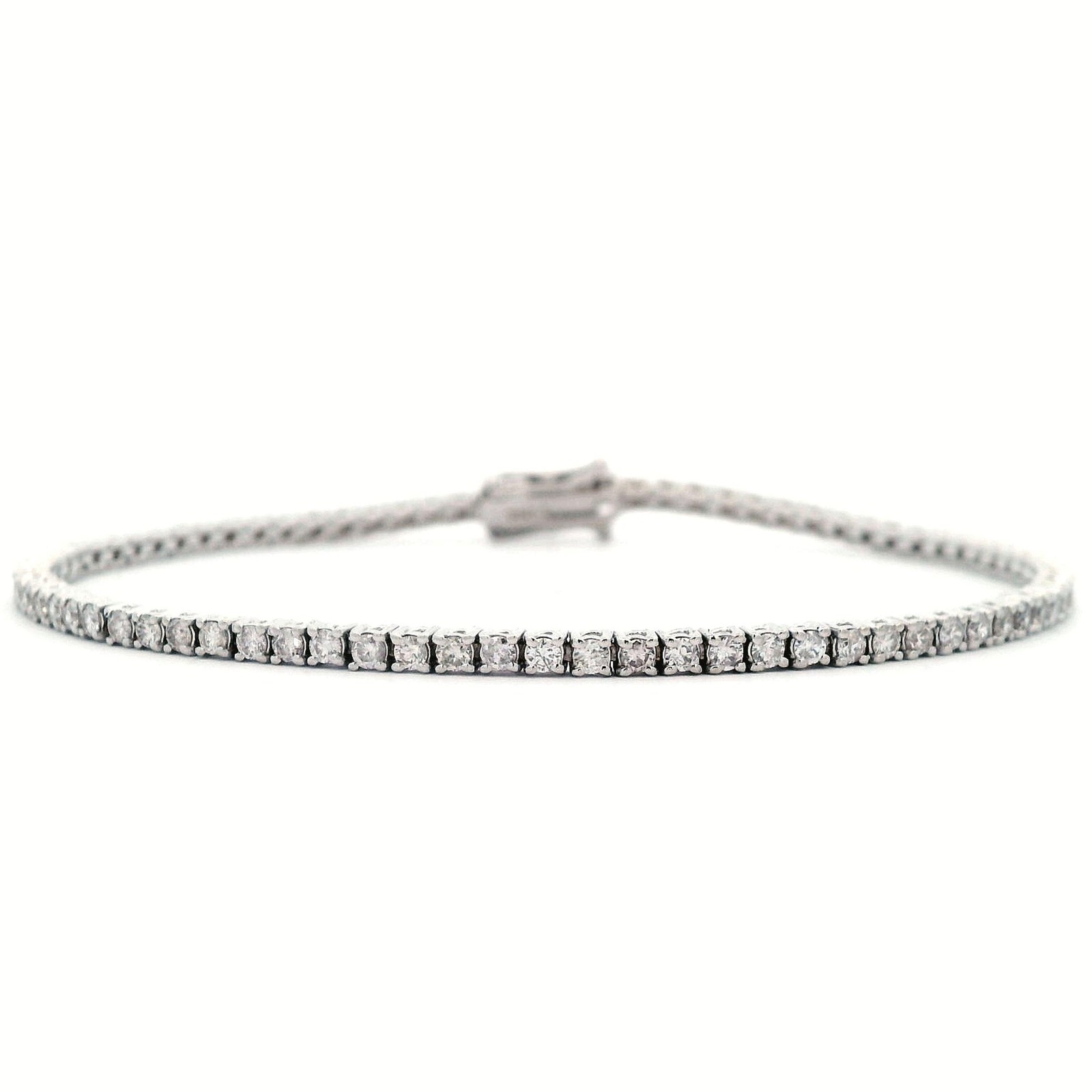 Alexander Beverly Hills 1.83ct Diamond Tennis Bracelet 18-Karat White Gold