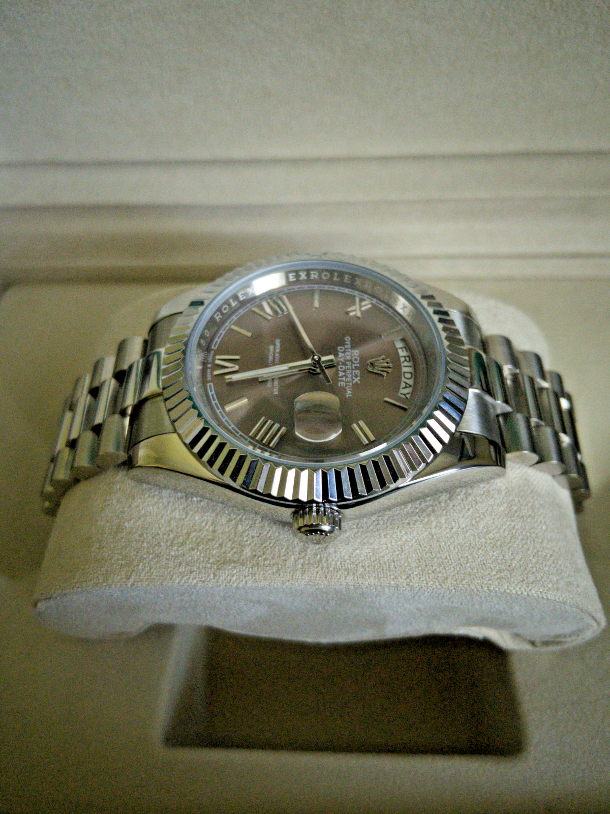 Day-Date II 41mm Ref. 218239 – White Gold Style | High-End Replica