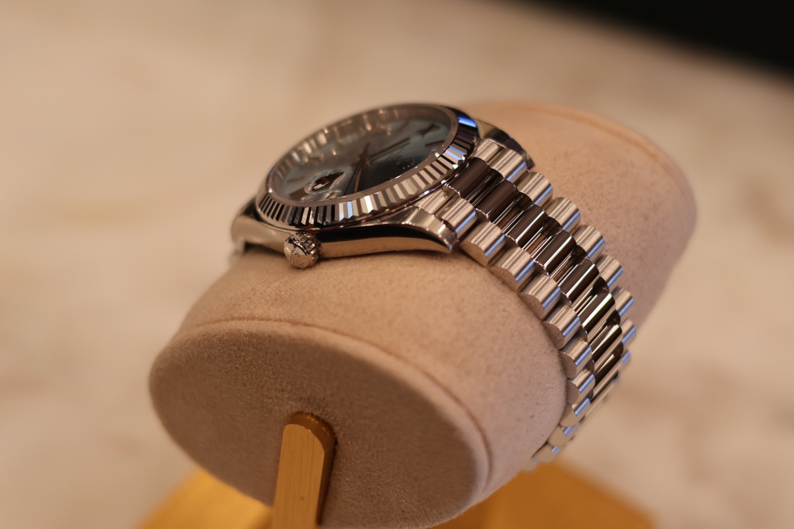 Rolex Day-Date 40 Platinum Ice BlueRoman Dial Brand new 2026 Full Set 228236