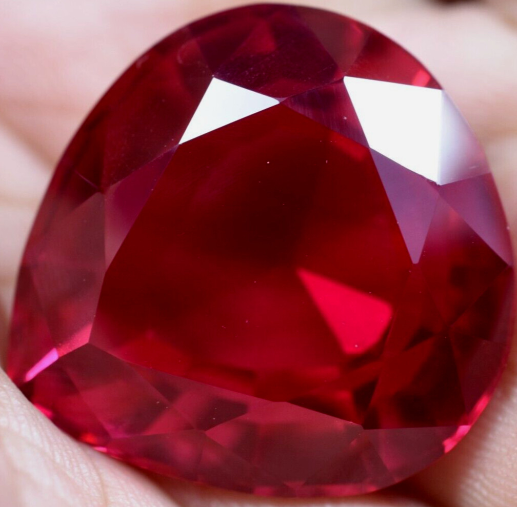 Natural 68.10 Ct Mogok Pink Huge Ruby Sparkling GGL Certified Loose Gemstone