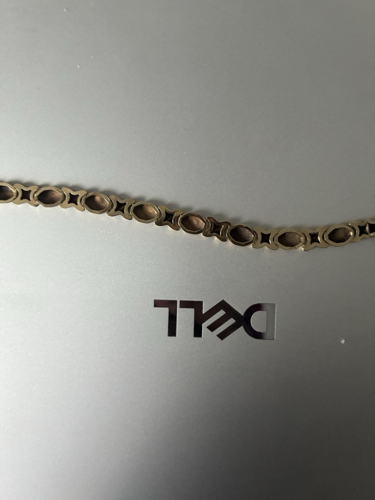 10k Gold Xoxo Vintage Bracelet 7 Inches