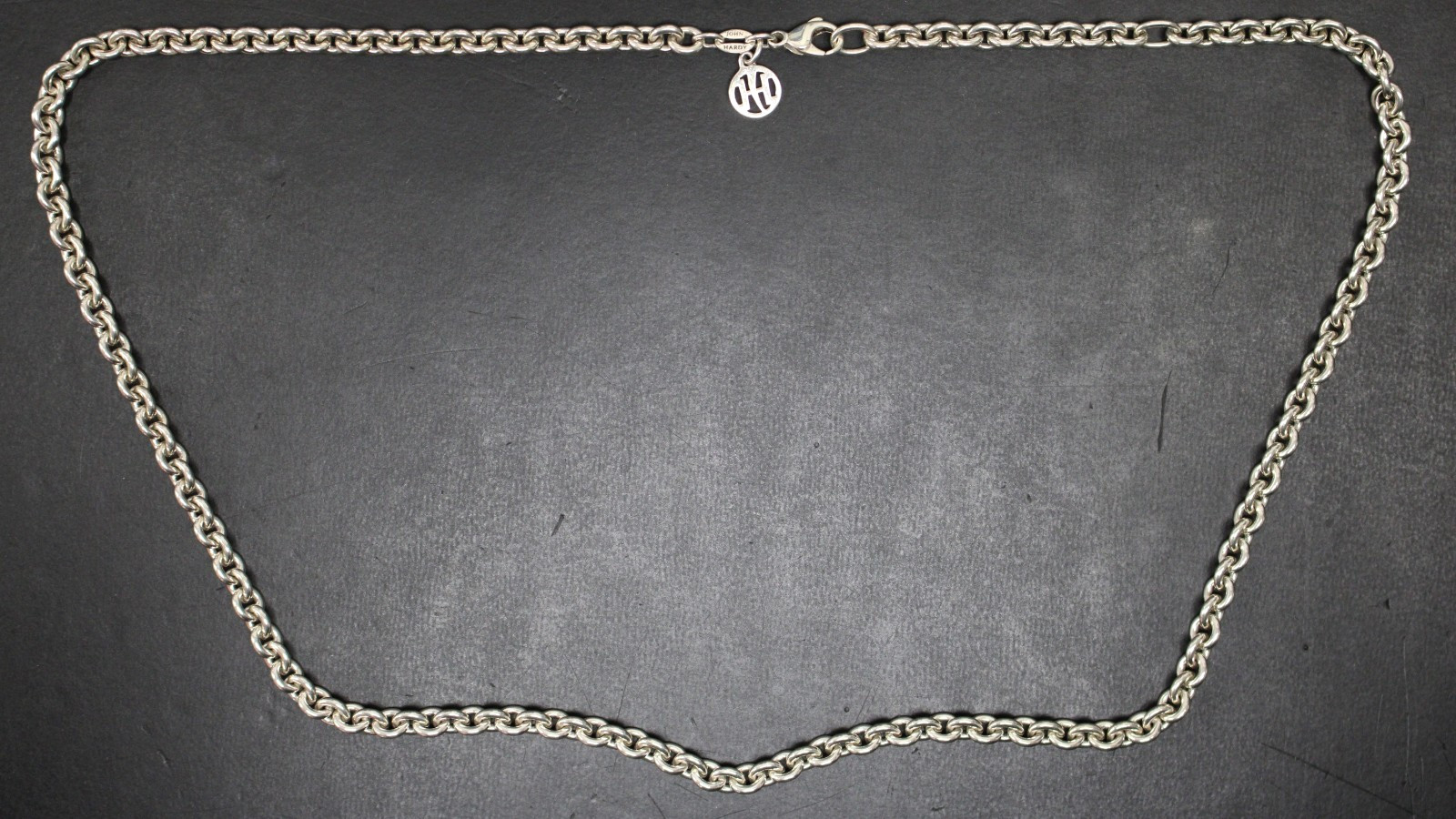 John Hardy 925 Sterling Silver Classic 6mm Chain Necklace 22″- 24″ Long 47.8g