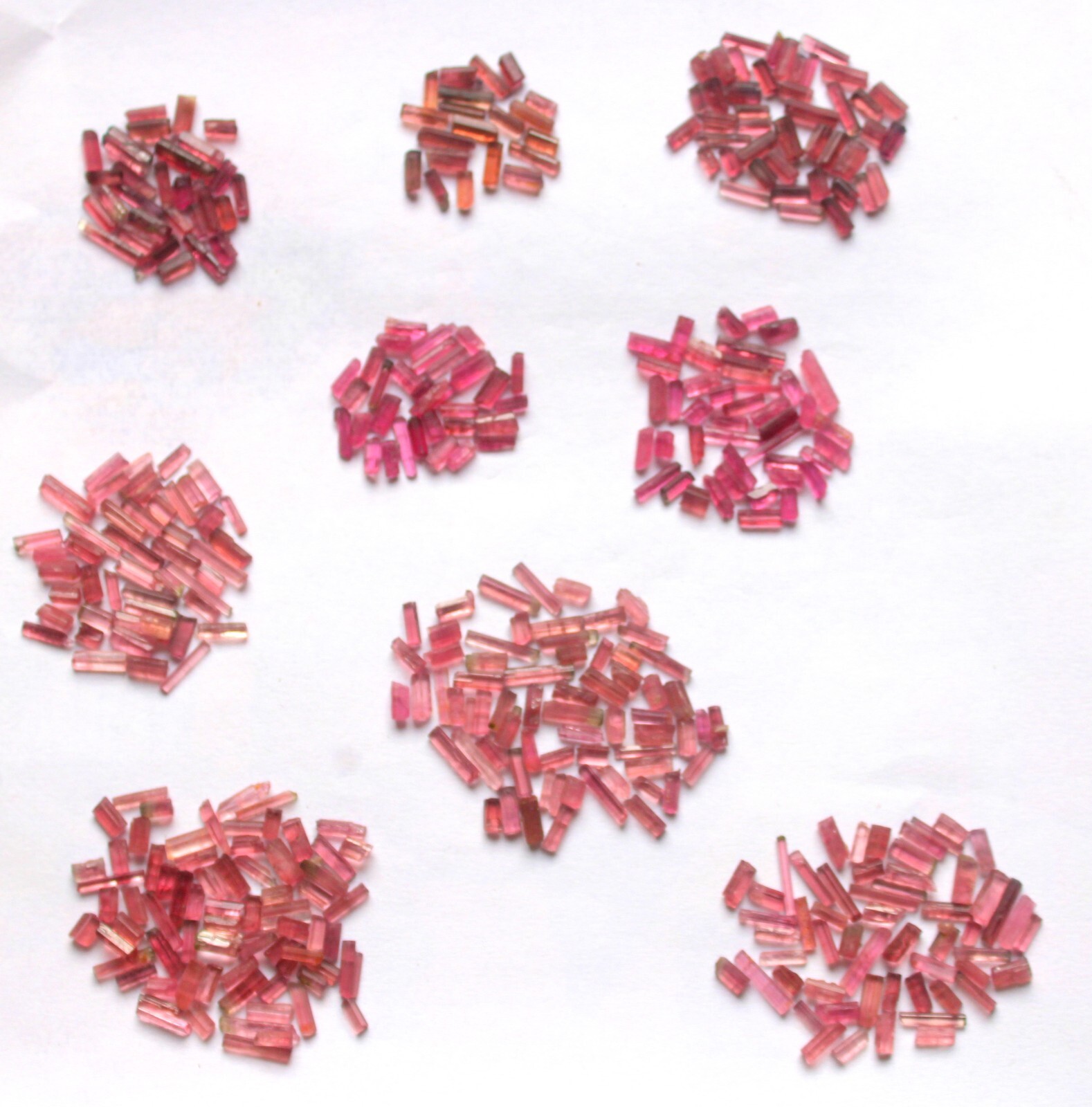 Natural Pink Tourmaline Pencil Shape Raw Rough Wholesale Gemstone Lot