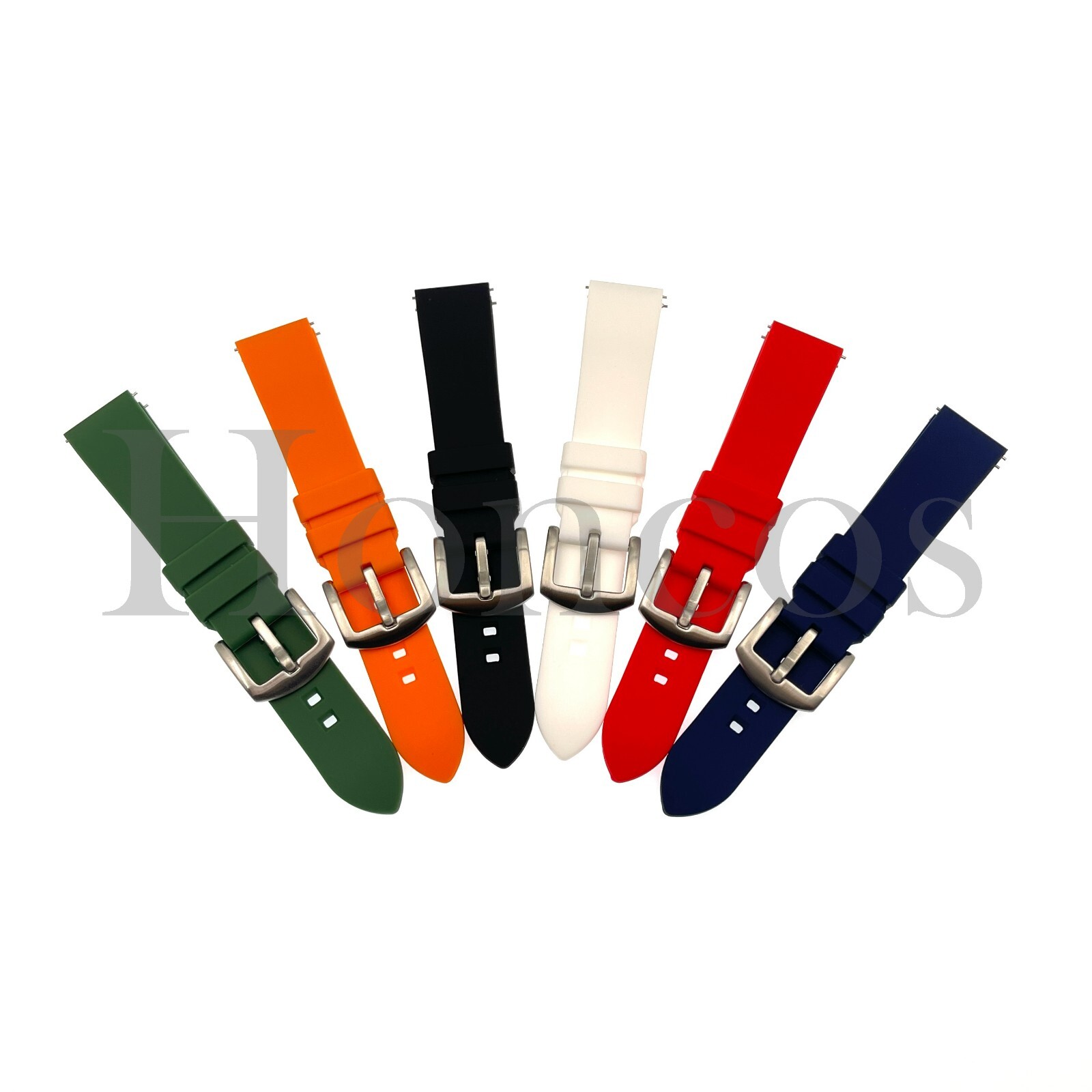 18-24 MM Silicone Rubber Watch Band Quick Release Replacement Fits for Shinola