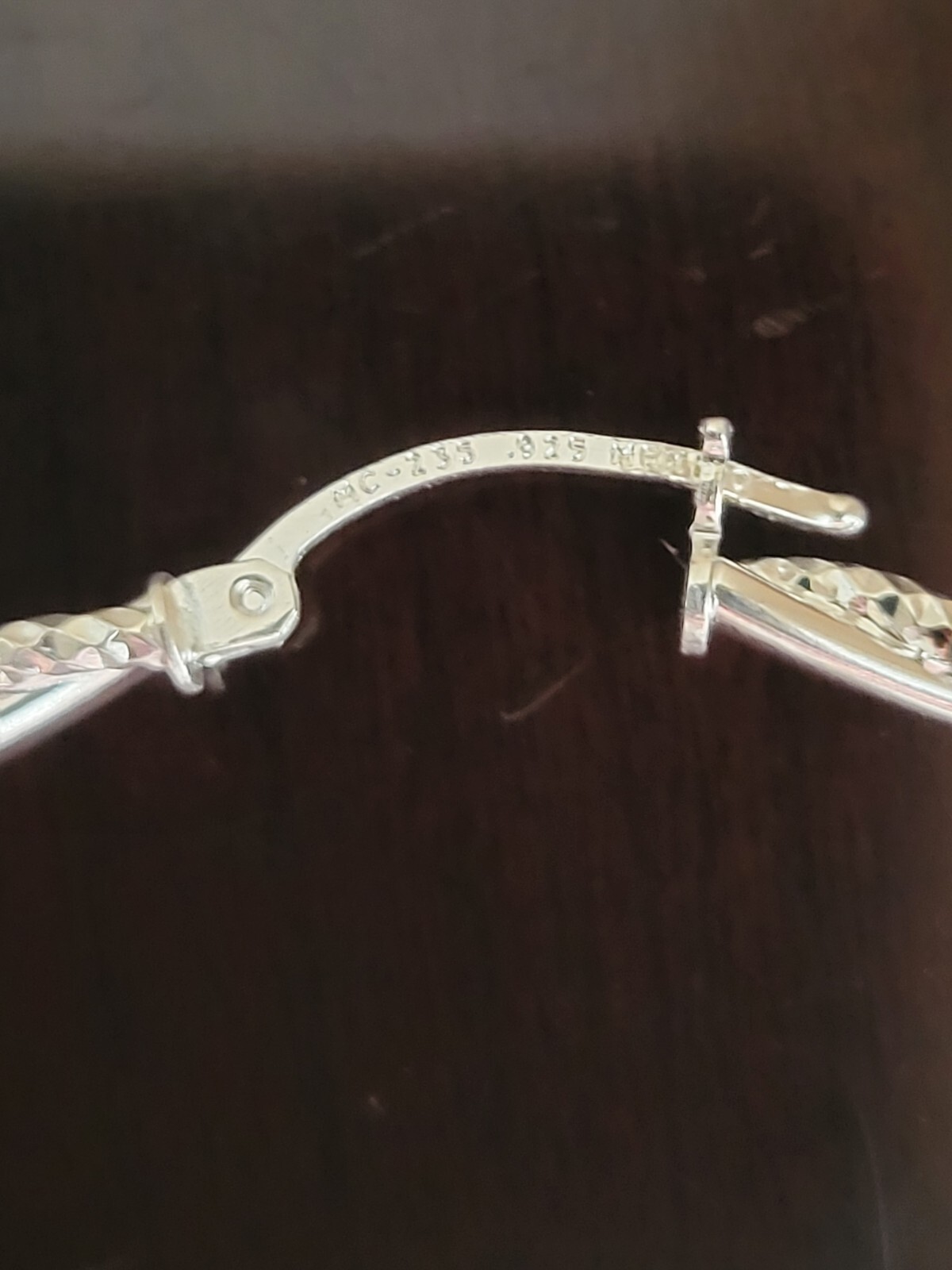 Erick’s Sterling Silver Braided 2 1/8 in. wide Hoop Earrings Taxco.925