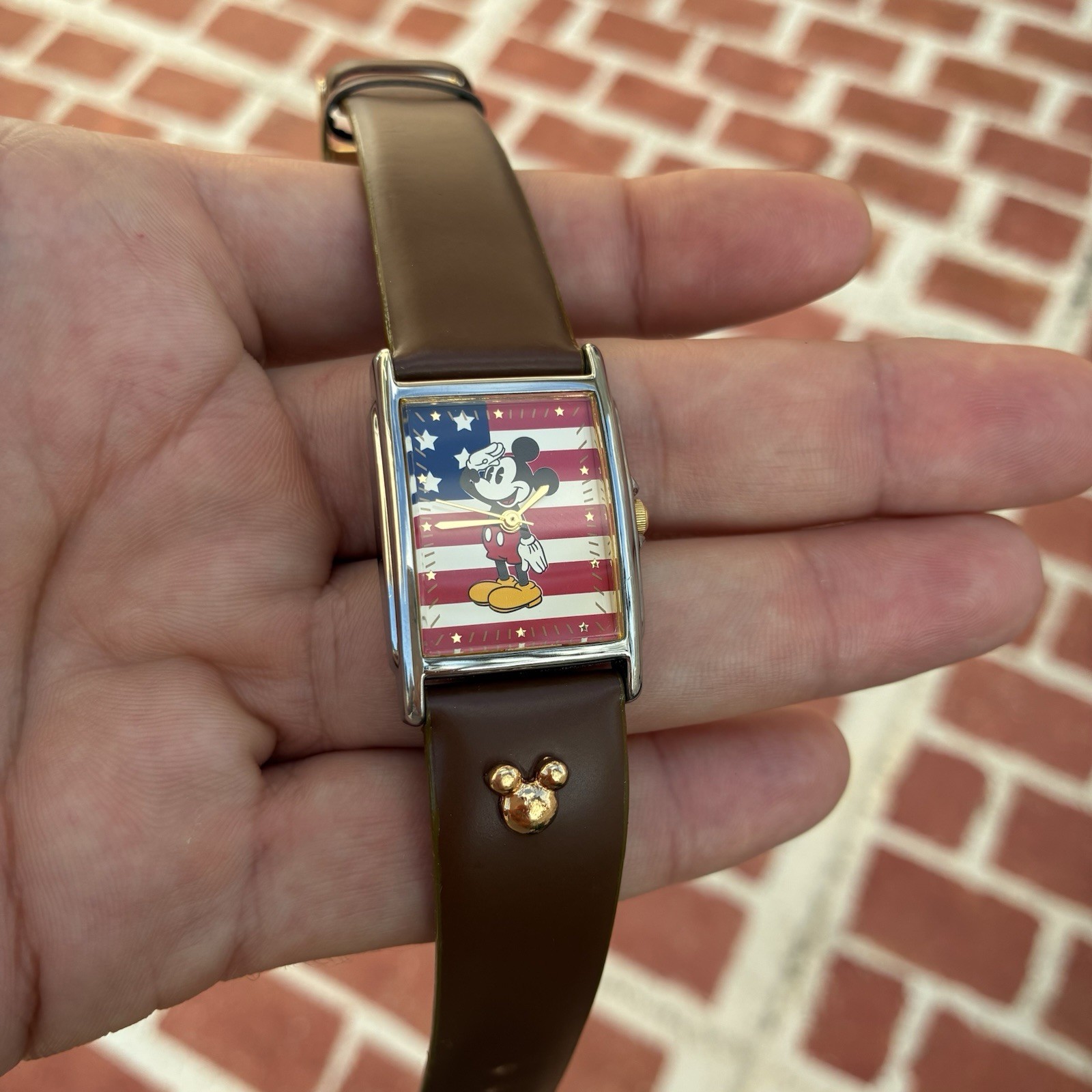 RARE Seiko Lorus Disney Mickey Mouse Women’s Tank Watch Read Description