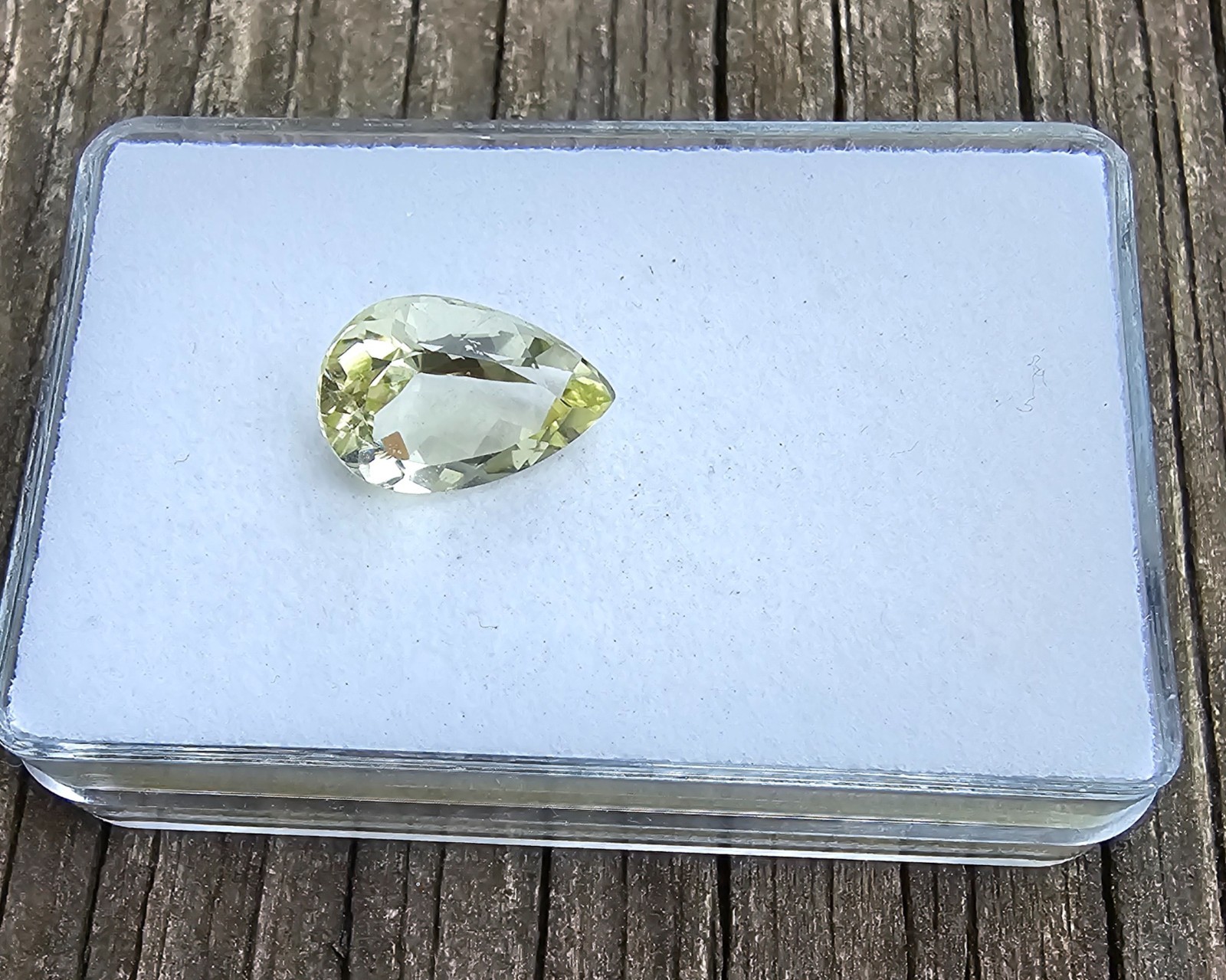 Yellow Beryl 14×9.7mm Pear Shape Loose Gemstone!