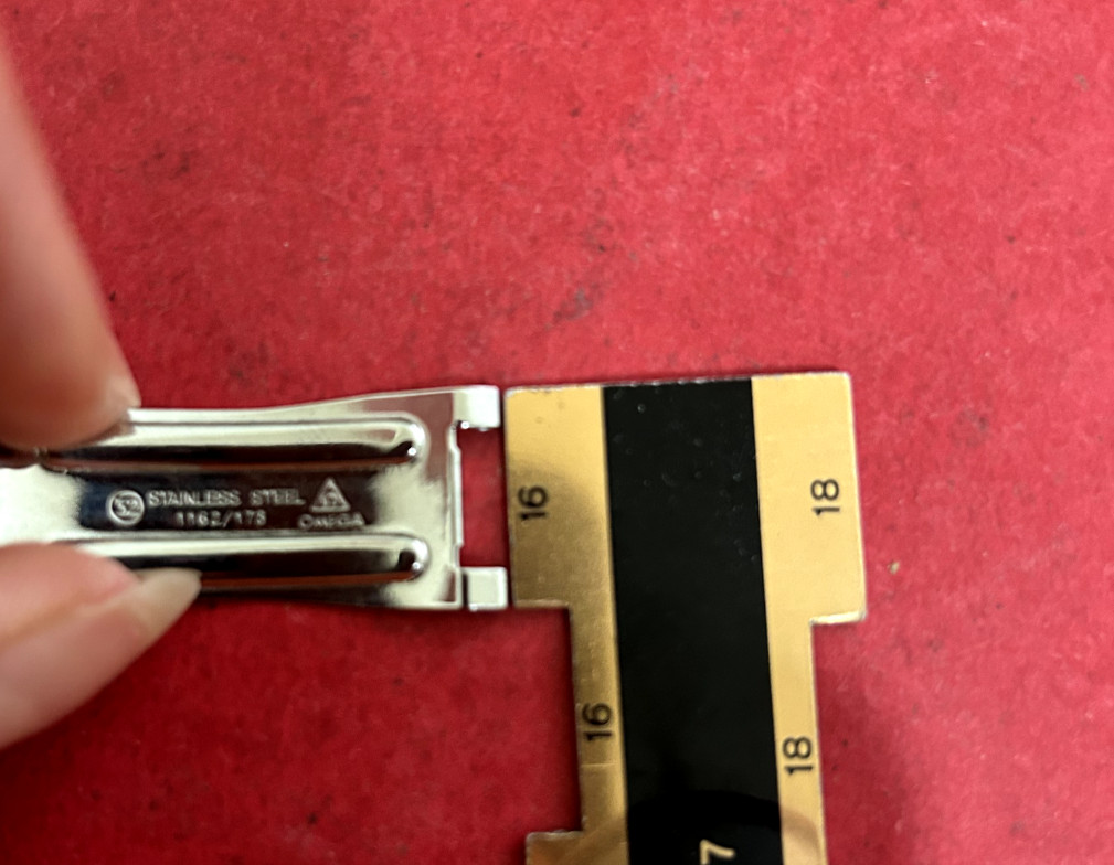 Omega Speedmaster Insert buckle stainless steel ref 1162/173 unused (173)