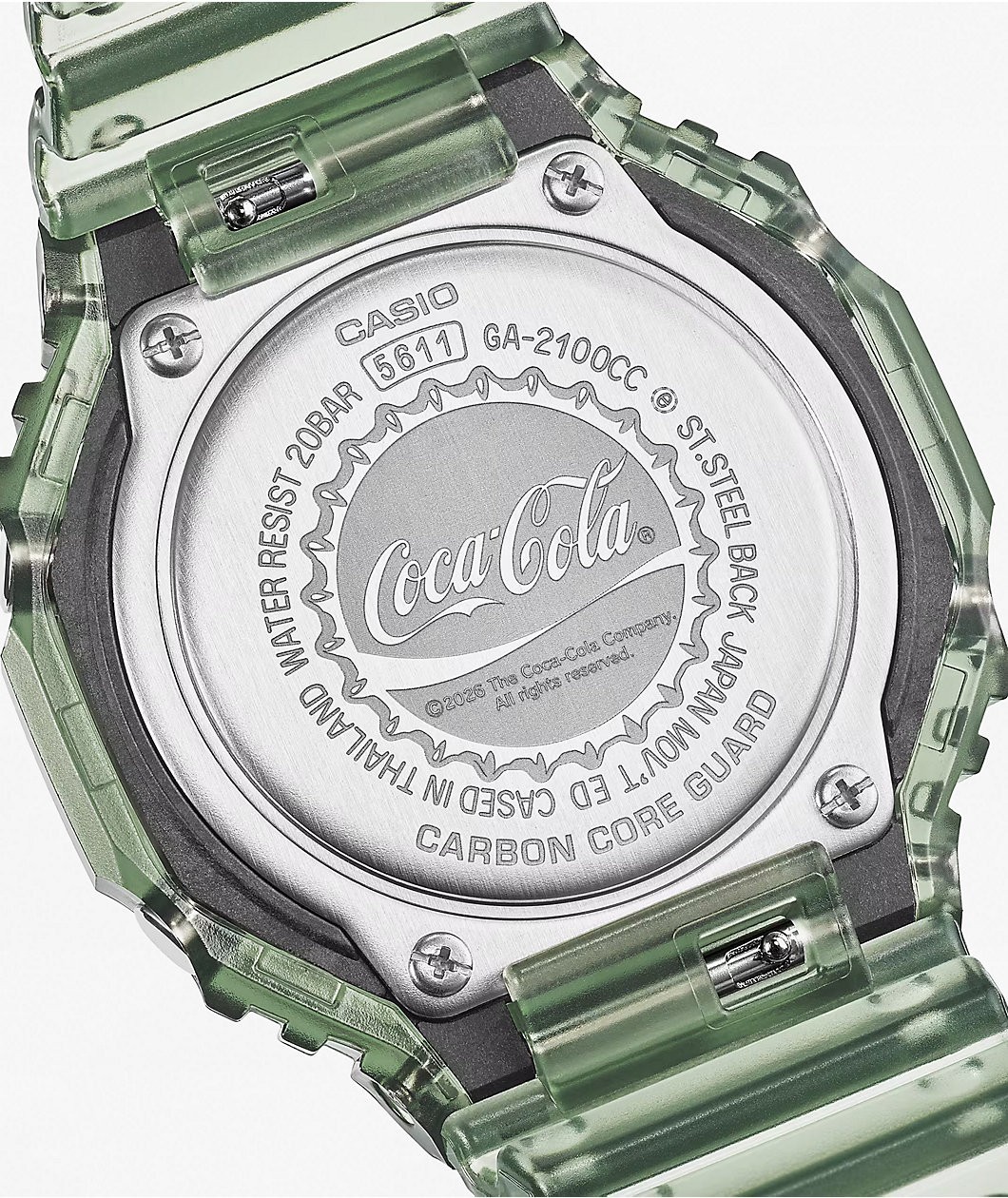 Casio G-Shock GA-2100CC-3A Coca-Cola 140th Anniversary Analog & Digital Watch