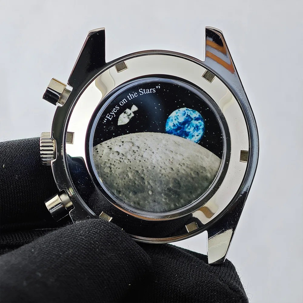 39.7Mm Men’S Watches Metal Case FIT VK63 Movement Case Watch Accessories Watch P