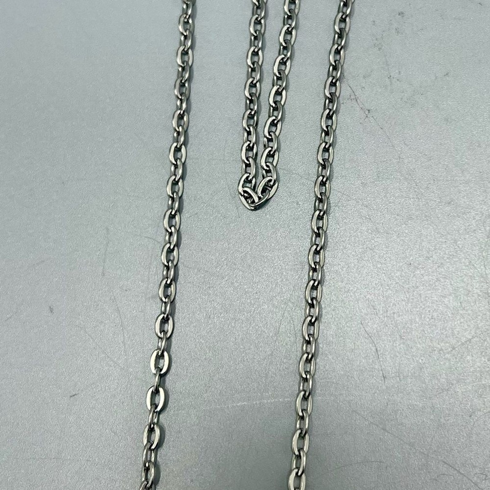 Triton Stainless Steel Woven Design Crucifix Necklace Unisex