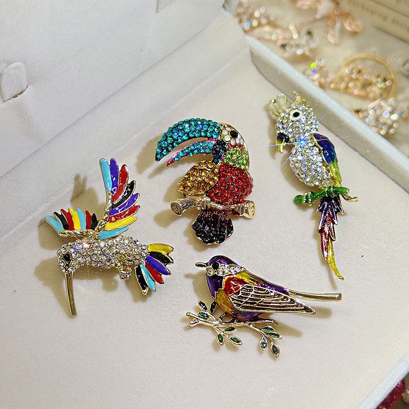 Bulk 12pcs Mix Crystal CZ Pearl Floral Brooches Lot Random Wedding Gift Jewelry