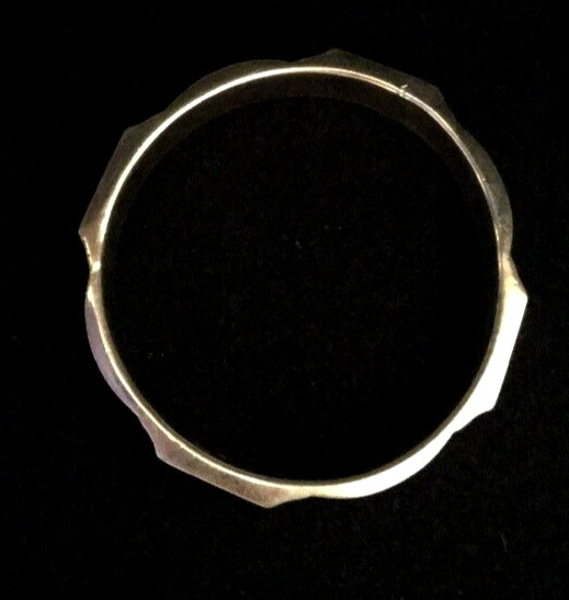 Vintage .900 Silver Art Nouveau Bangle 25.0g