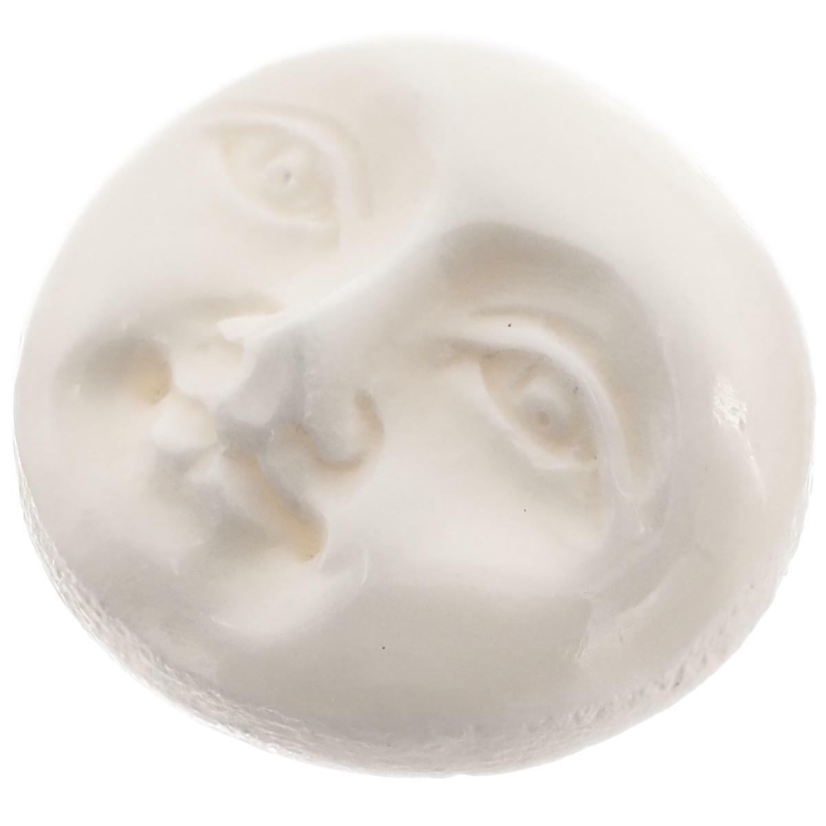 9/16″ 15mm 1-5-10Pcs Lot Open Eye Sun Moon Face Bison Bone Cab Bead Cabochon