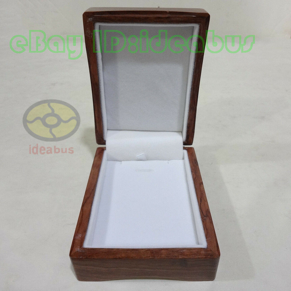 Rosewood with Engraved Chinese Dragon Jewelry Pendant Gift Box(4.5″x3.5″x2″)